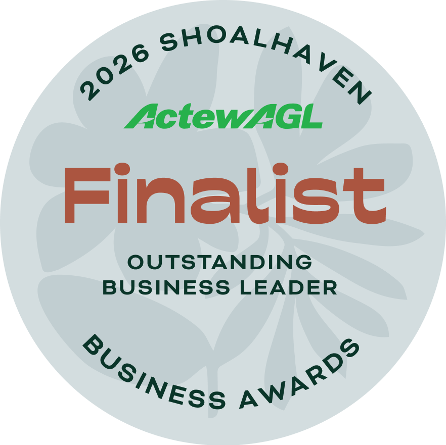2026 Shoalhaven Business Awards Finalist — Outstanding Business Leader